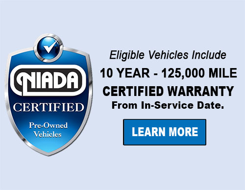 Niada certified warranty
